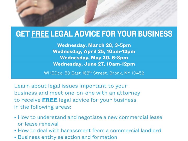 Free Legal Advice for Your Small Business